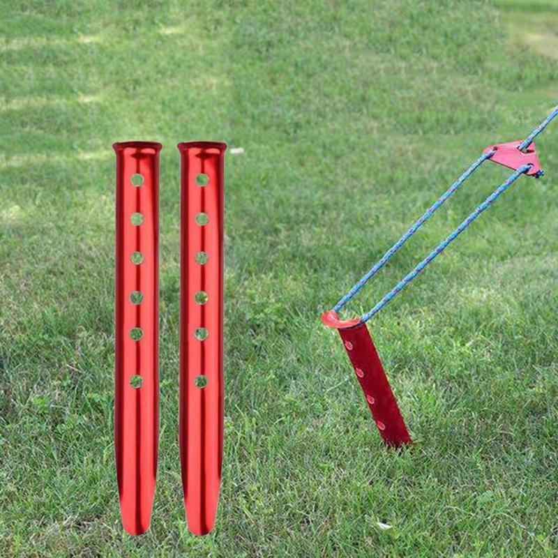 Tent Pegs Garden Ground Stakes for Camping, Hiking, Backpacking, Gardening