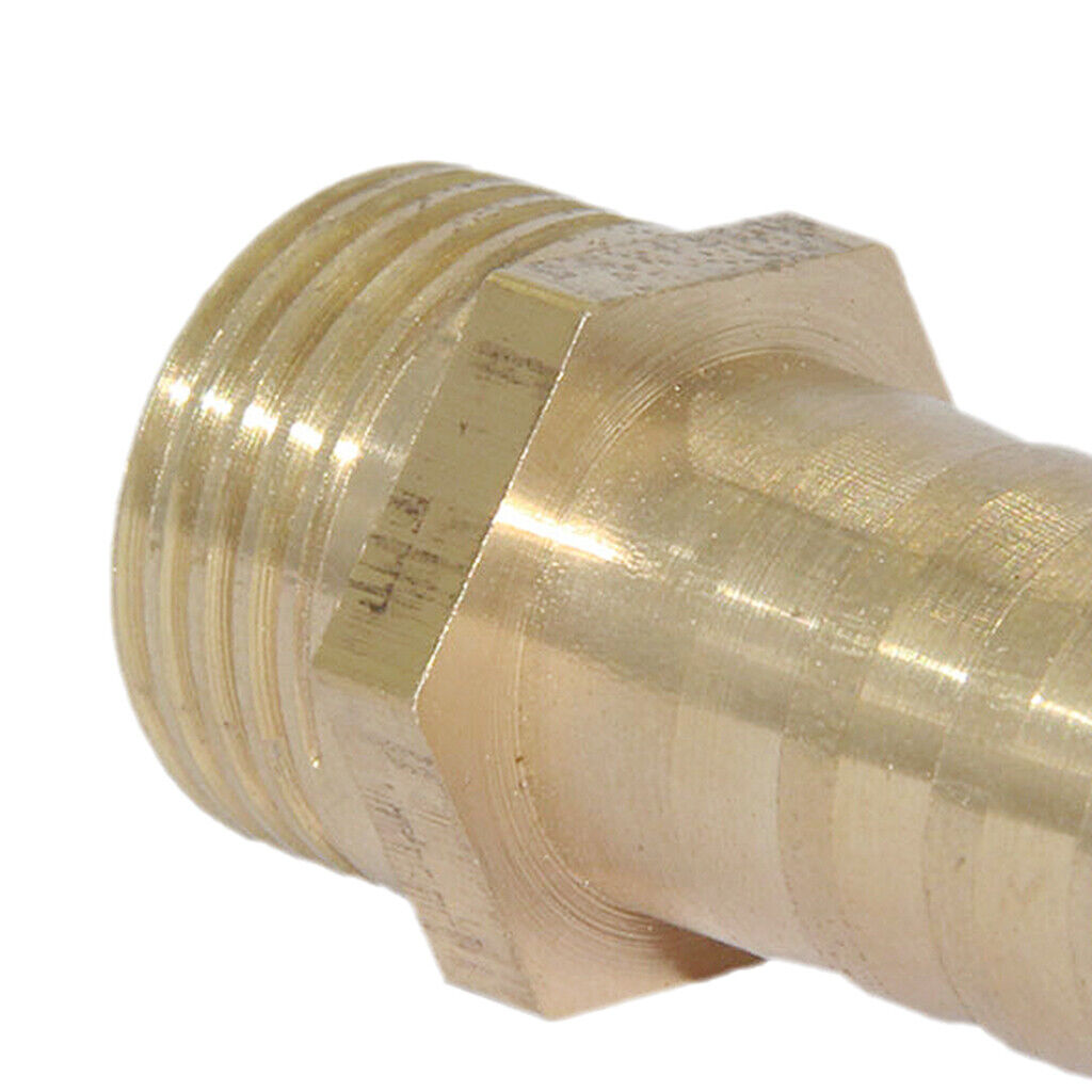 19mm 1/2" Brass Barbed Hose Tube Fuel  Pagoda Fitting Coupler 02