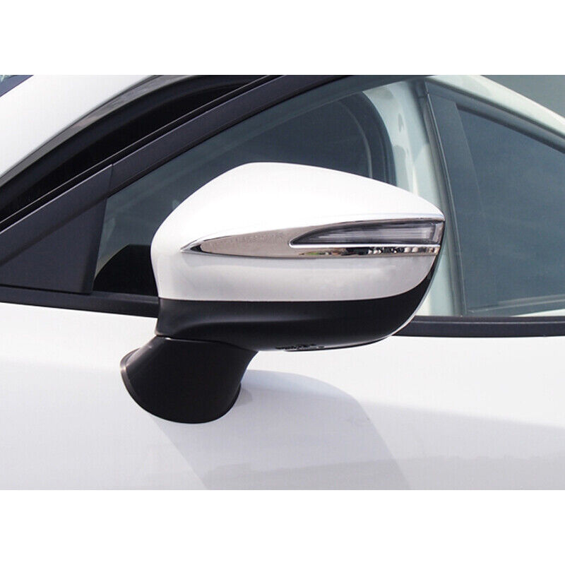 Pair Fit for Mazda CX3 CX5 Side Rear View Wing Mirror Trim Strip Cover Decor
