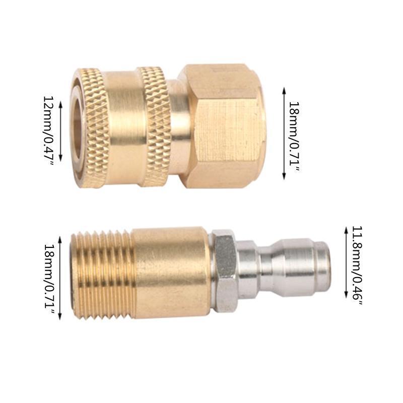 Pressure Washer Adapter Anti Corrosion Car Washing Accessories Durable Nozzle