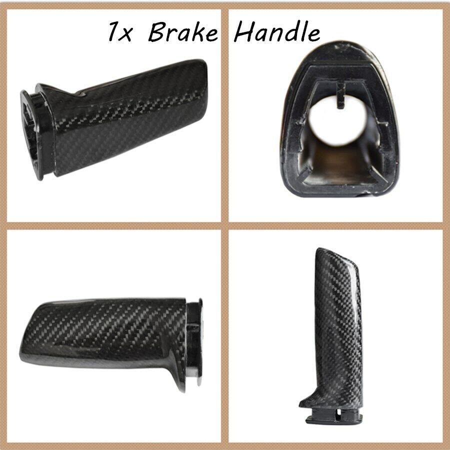 Carbon Arbon Rbon Fiber Brake Handle Handbrake Grip For BMW E36 E46 E90 E92 F30