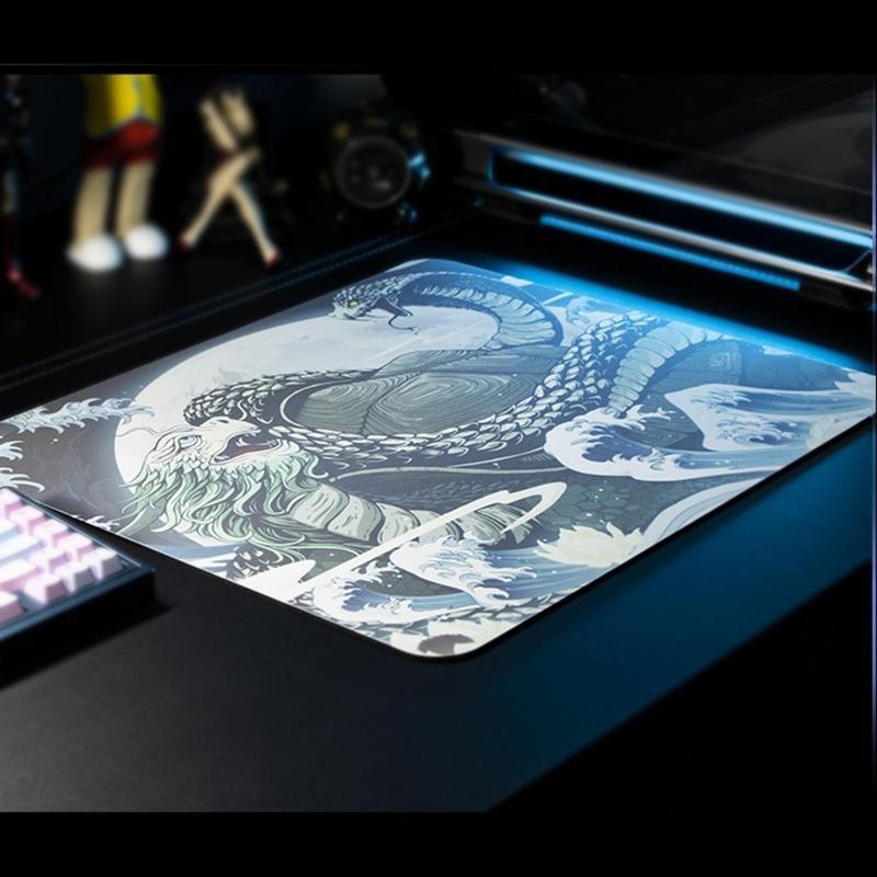 Flexible Silicone Mouse Pad Esports Tiger Wuxiang North Tortoise Mousepad Mat