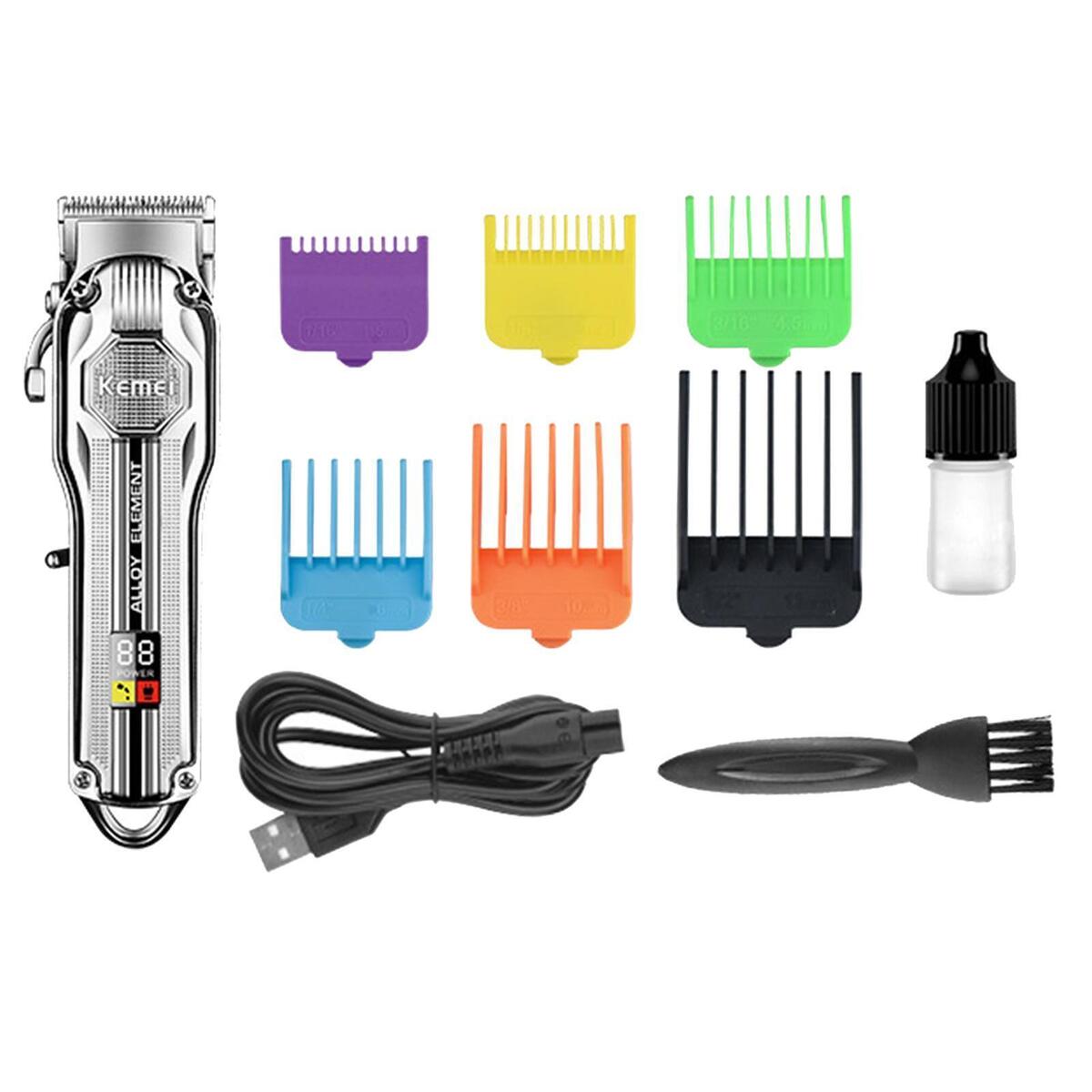Upgraded Electric Hair Clippers LCD Digital Display Kit Hair Trimmer for Men