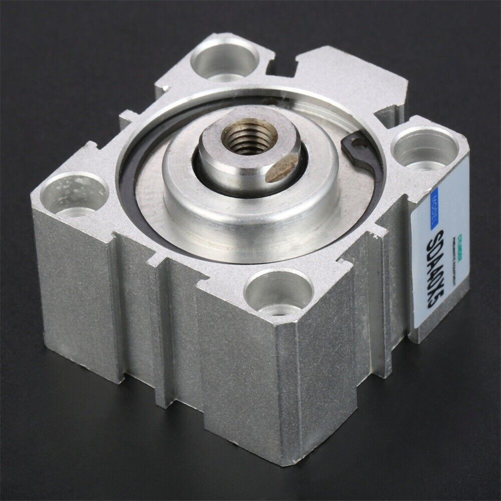 Double Acting 40mm Bore Air Cylinder Pneumatic Cylinder Flow SDA40-5mm Durable