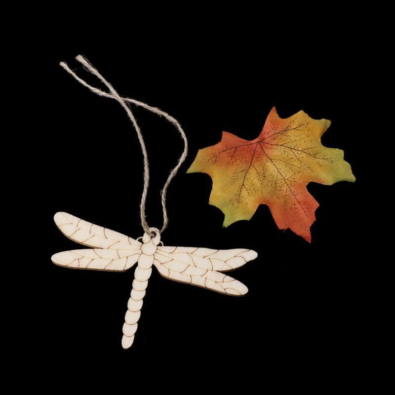 10PCS Dragonfly Easter Wooden Cute Pendant Wall Door Home Party Hanging Ornament