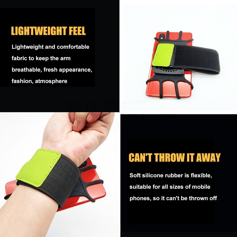 Sports Jogging Wrist Band Outdoor Running Riding Phone Holder Armband Case