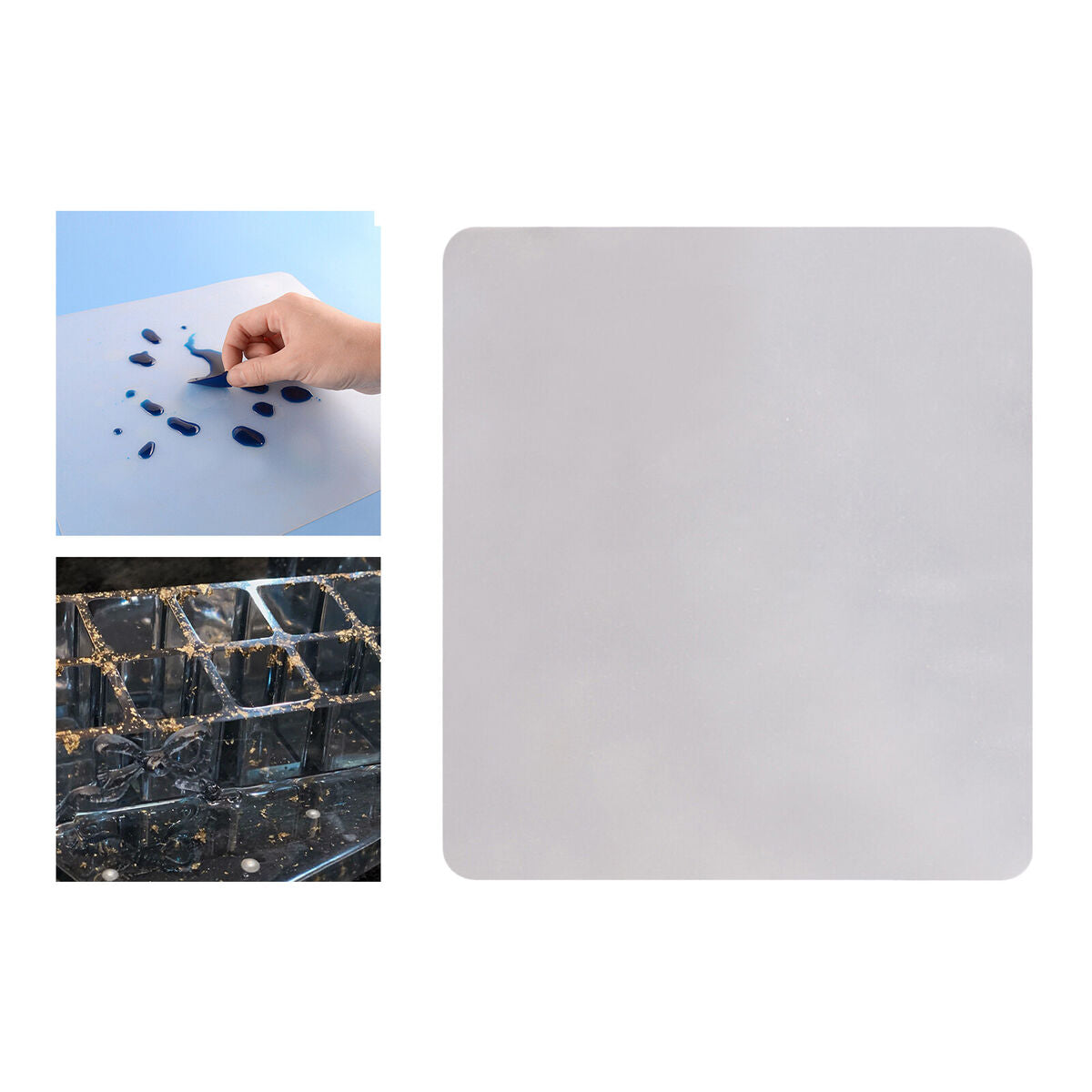 Desktop  Pad Silicone Molds  Tools for Punching Stamping