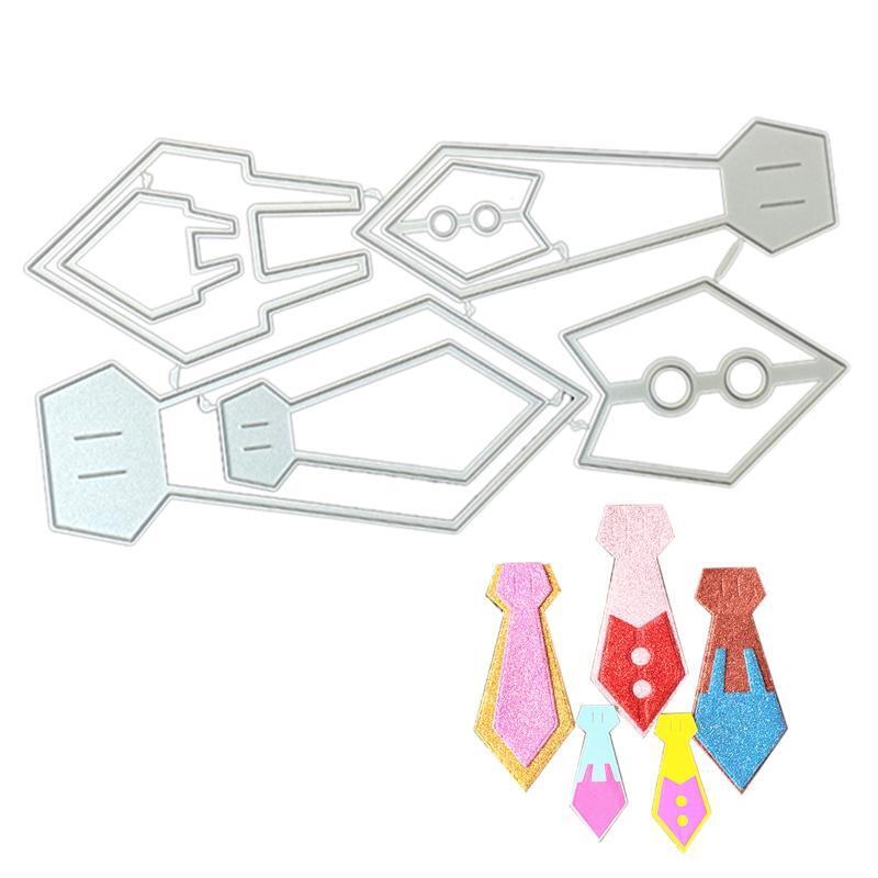 Bow Tie Cutting Dies 5 Pcs Stencil Scrapbooking DIY Album Stamp Paper Card