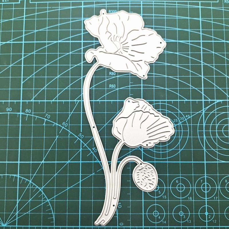 Lotus Metal Cutting Dies Stencil Scrapbooking DIY Album Stamp Paper Card