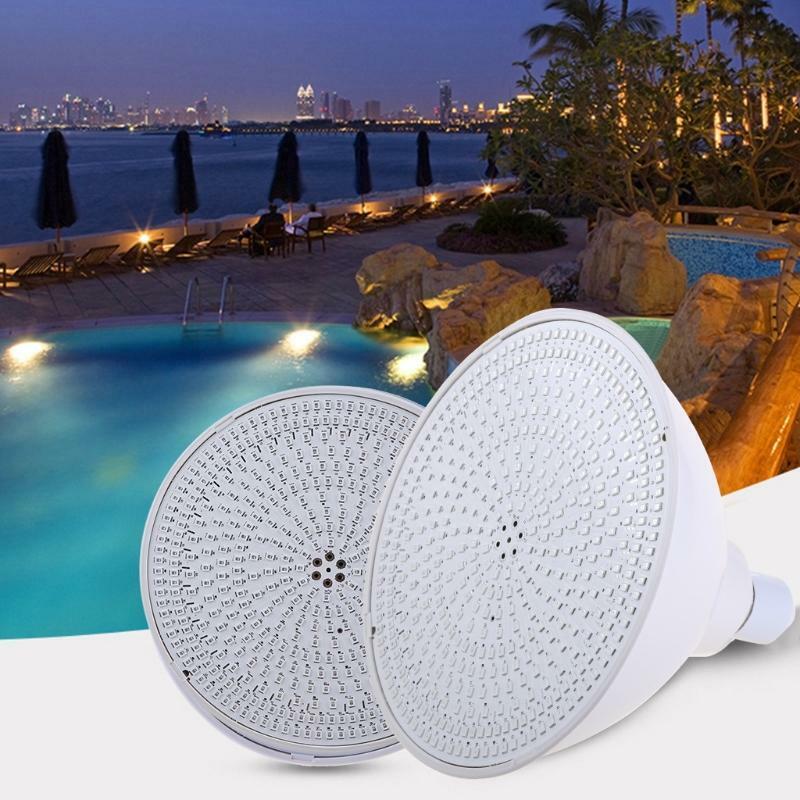 120V 45W Colorful Swimming Pool Underwater Round Lights LED Wateproof Festival