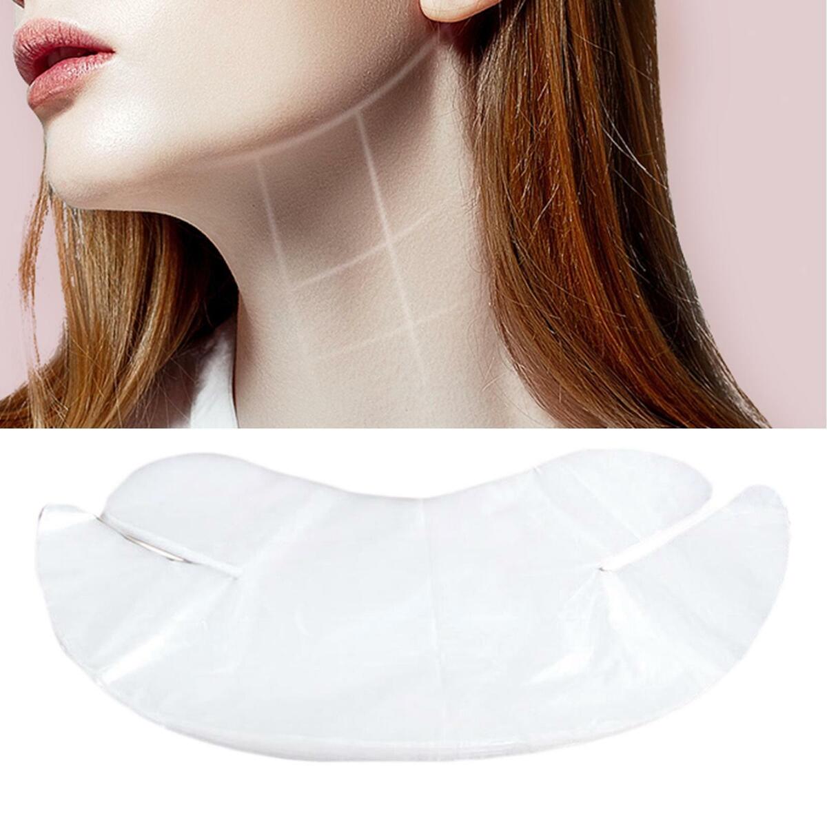 of 200 Disposable Neck Wrap  Beauty Transparent Plastic Film Neck