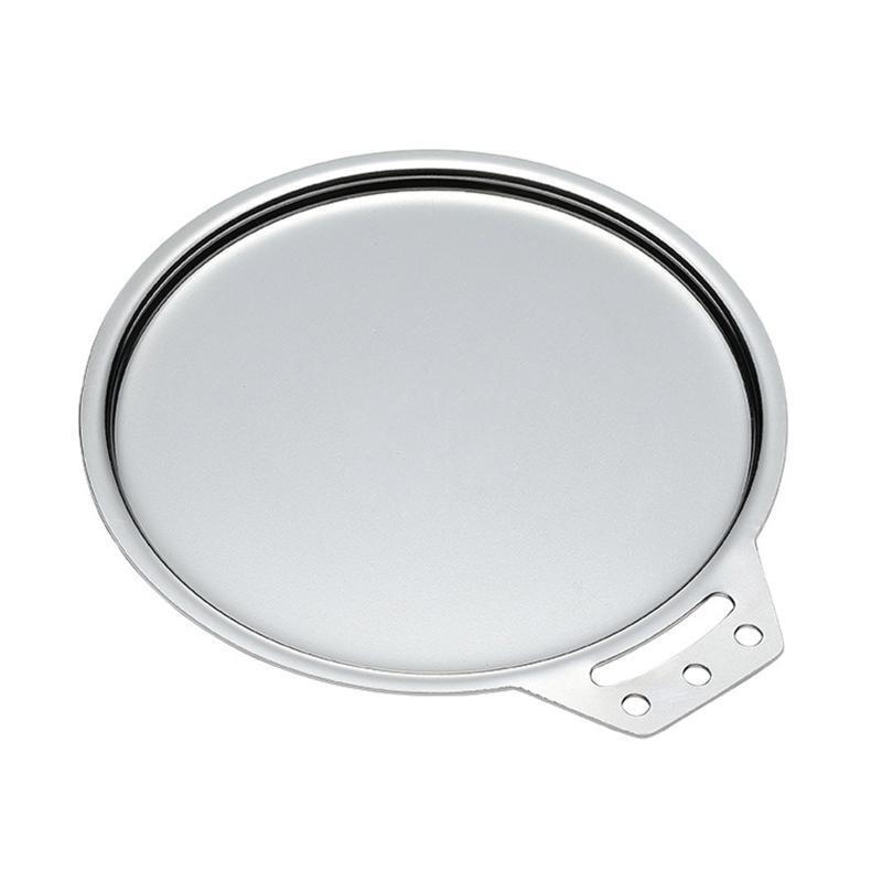 Stainless Steel Dinner Plates Dust Bowl Cover Round Dipping Dish Round Dishes