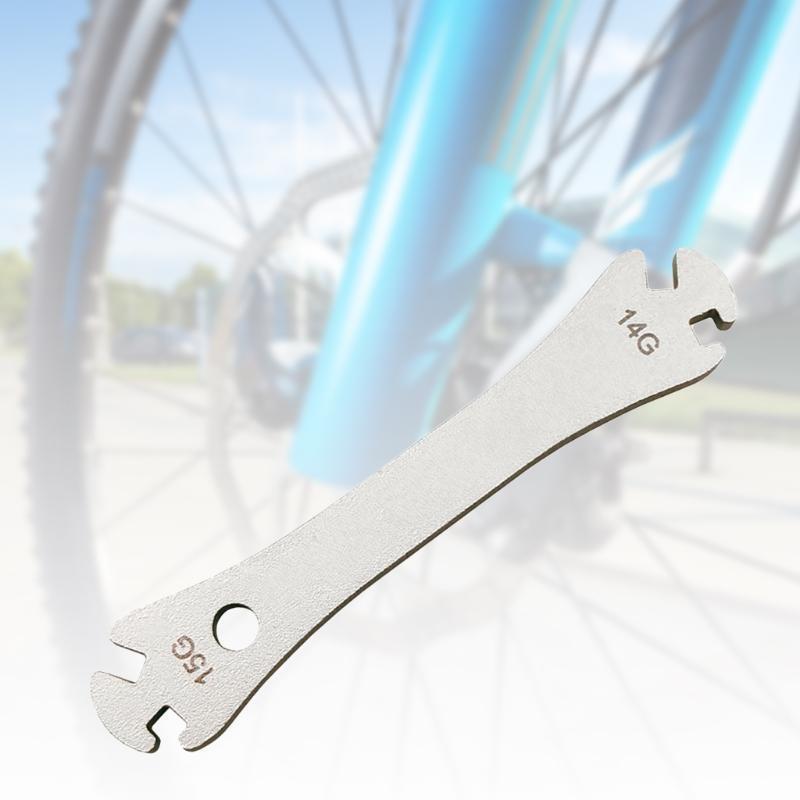 Protable Bicycle Spoke Wrench Stainless Steel Spanner Bike Cycling Repair Tool