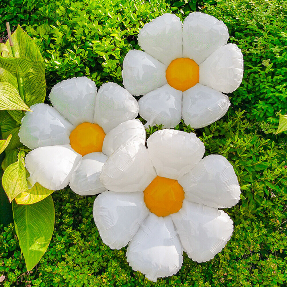 INS Daisy Aluminum Film Balloon Sun Flower Birthday Photo Prop (Big Daisy)