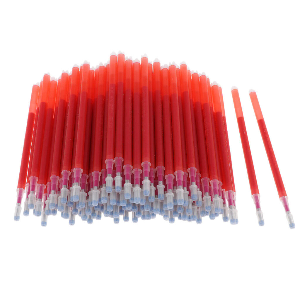 100 Pieces Heat Erasable Refill  Disappearing Pen for Fabric