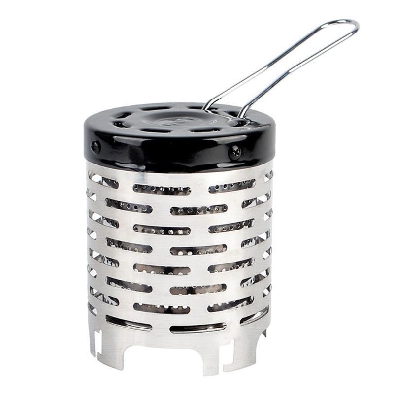 Outdoor Mini Heater Stove Stainless Steel Camping Tent Warming Stove Cover