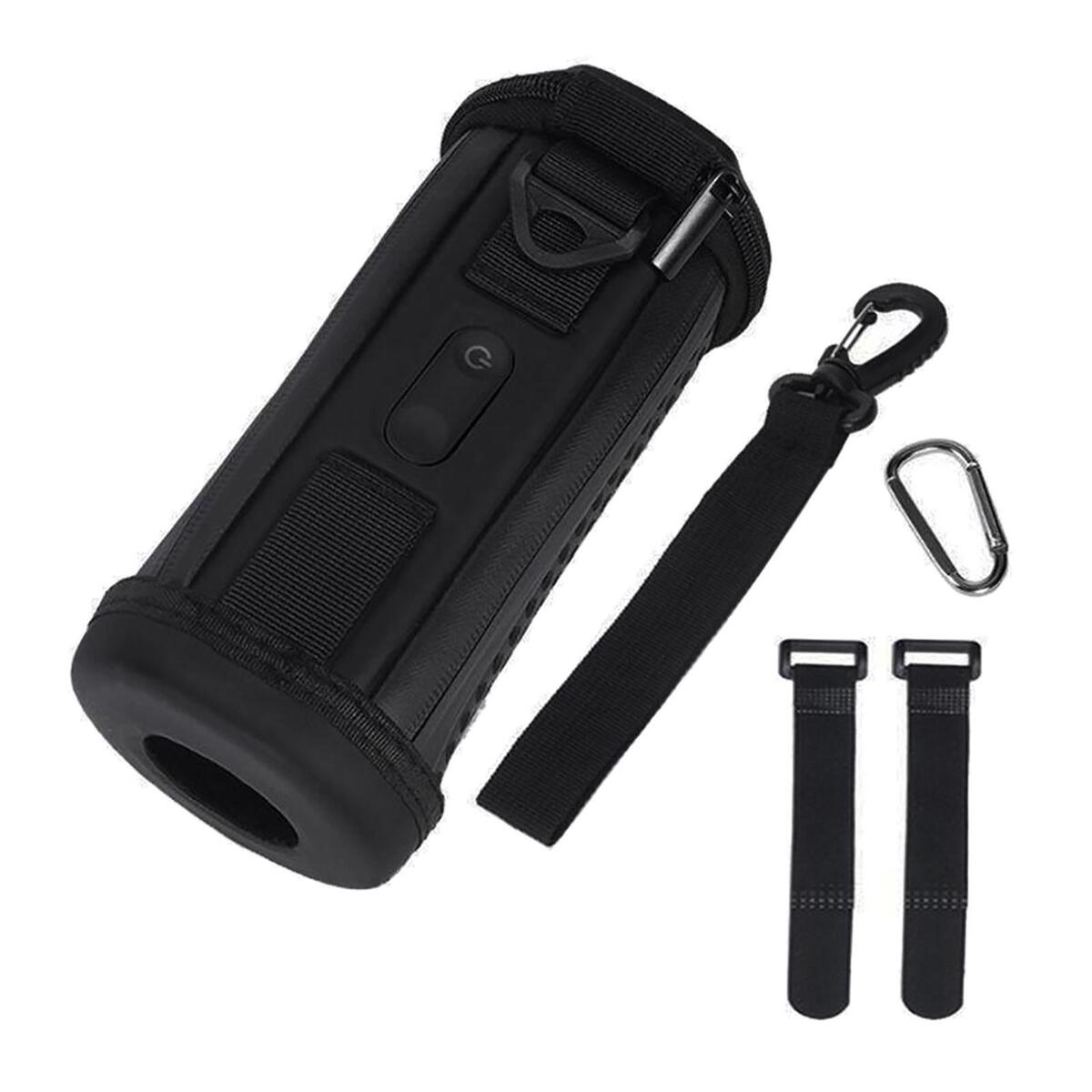Hollowed Bag Carrying with Carabiner Travel Storage Portable Speaker Protective