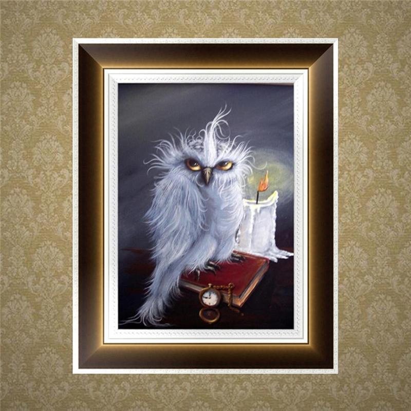 5D Owl Animal Diamond Embroidery Painting Cross Stitch DIY Craft Home Wall Decor