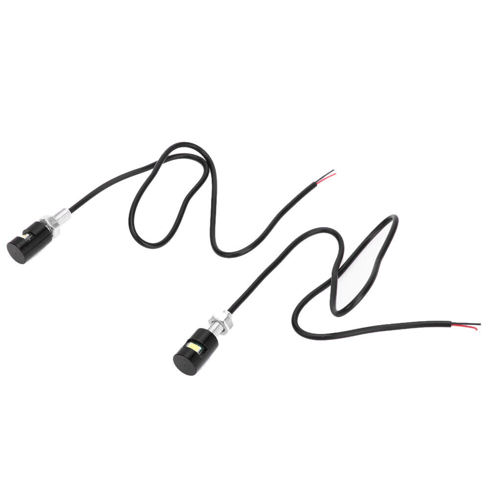 2pcs/lot Tail Number Styling New Car Auto Motorcycle License Plate lamp 12V