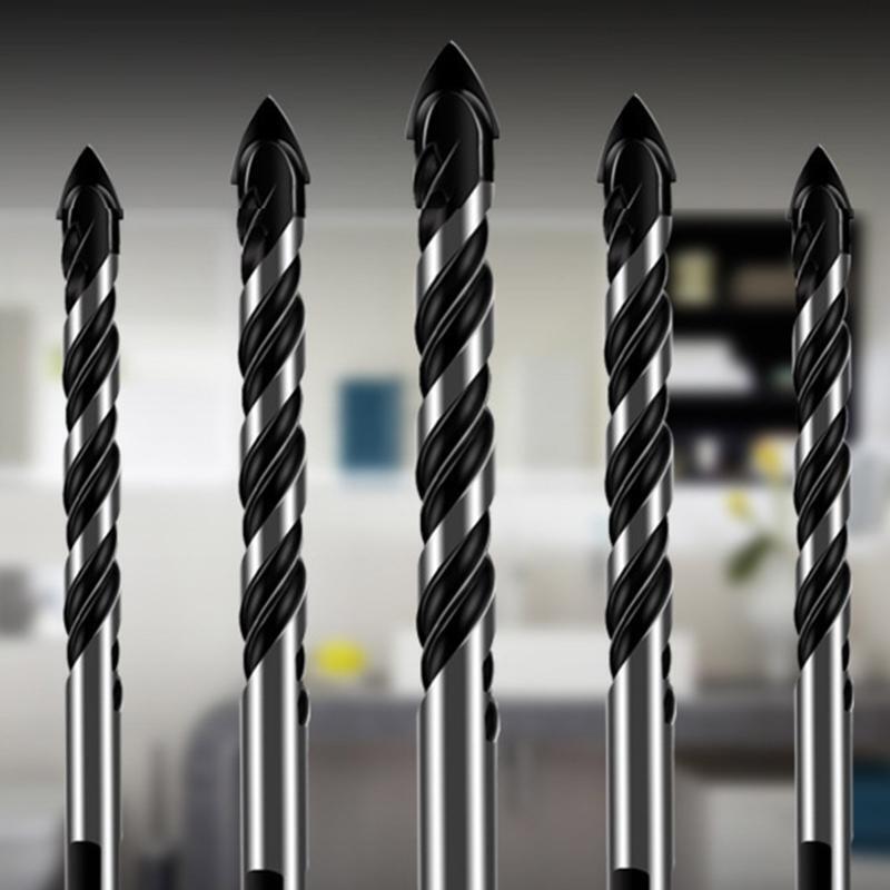 5pcs Masonry Drill Bits Stone Drilling Set Size 6 8 10 12mm Power Tool Accessory
