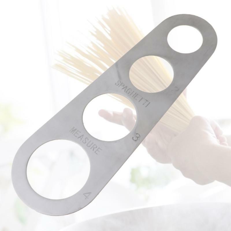 Stainless Steel Spaghetti Measurer Tool Pasta Portion Control Gadgets 4 Portions