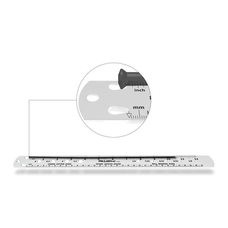 Compact Spoke Ruler Spoke Length Measurer Spoke Size Measurement Tool for Bike