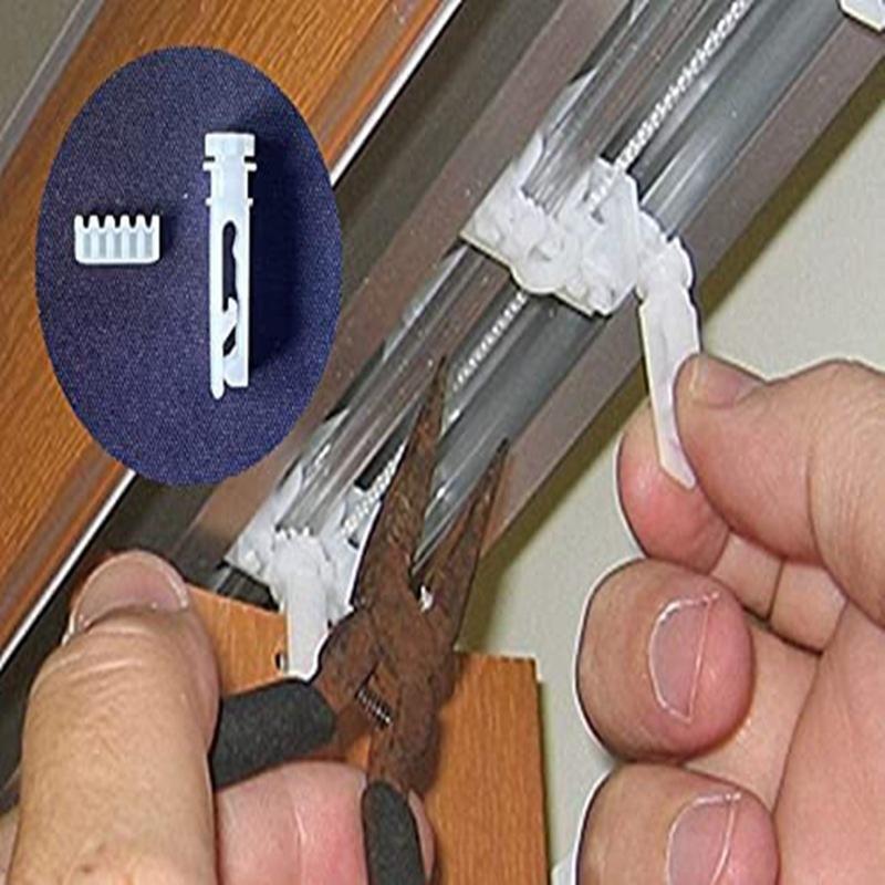 Vertical Blind Stem Replacement White Stems with Gears Set Replace Pulley