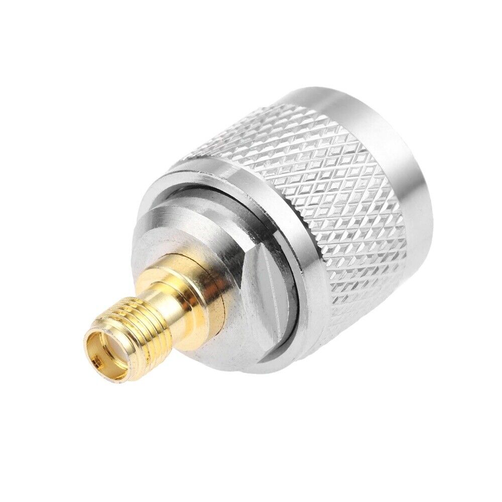 1pc Adapter Connector SMA Female Jack to UHF PL259 Male SO239 Plug Free Hanging