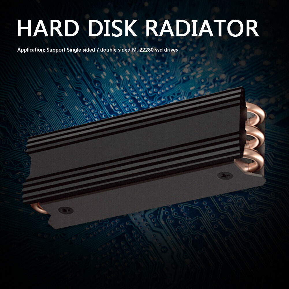 M.2 SSD Heatsink NVME 2280 Solid State Drive Radiator Cooler for Desktop PC