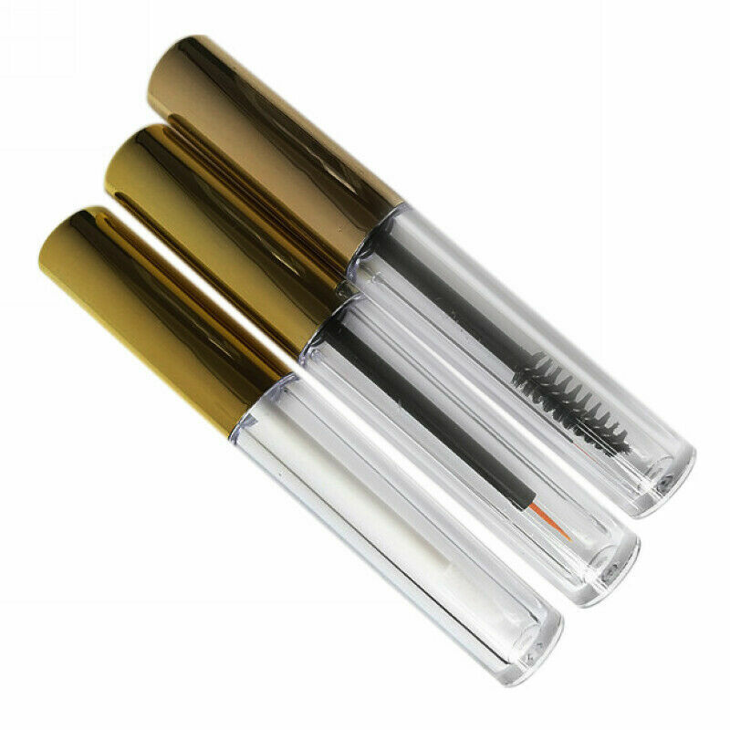 3Pcs 3.5ml Empty Eyeliner Lip Gloss Eyelashes Mascara Tubes Bottle + Funnels Set