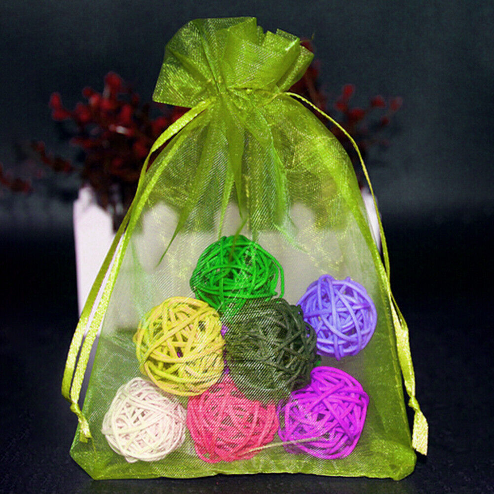 50pcs Garden Drawstring Net Bags Vegetable Fruit Grapes Protection Pouch