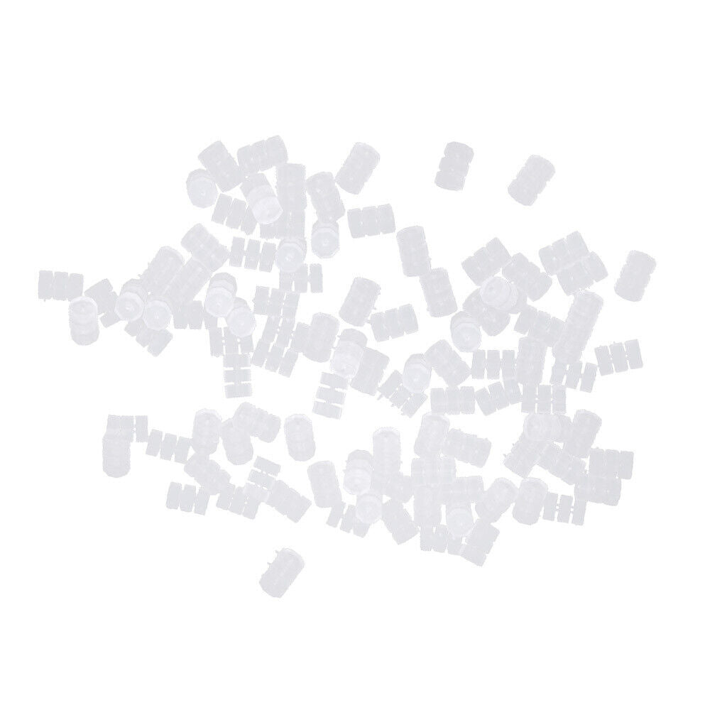 100pcs Cable Donuts Rubber Bicycle Cable Donuts Cables Housing White