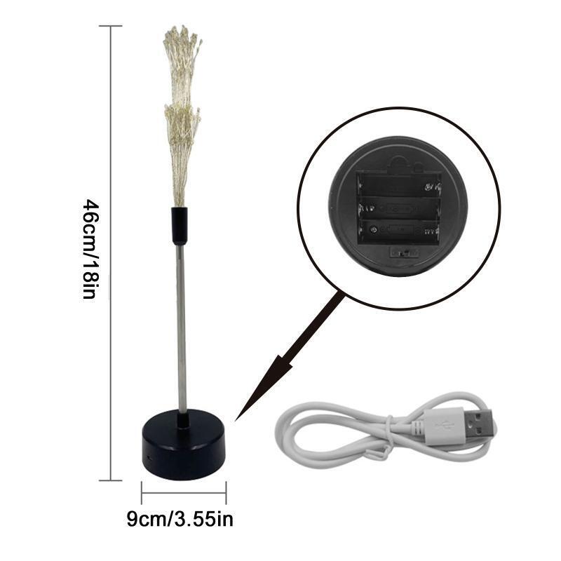 Indoor Modern Creative Firework Warm White lighting Led Night Lights Christmas