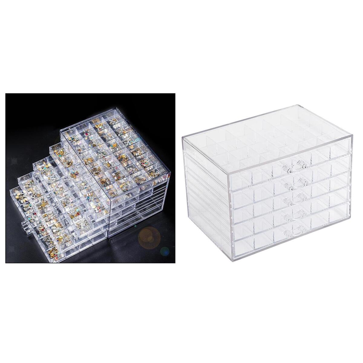 120 Grids  Drill Storage Container,  Organizer Storage Case