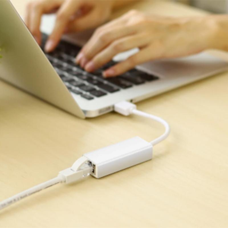 Audio Typec Male To Rj45 Adapter Cable USB C to Ethernet Adapter