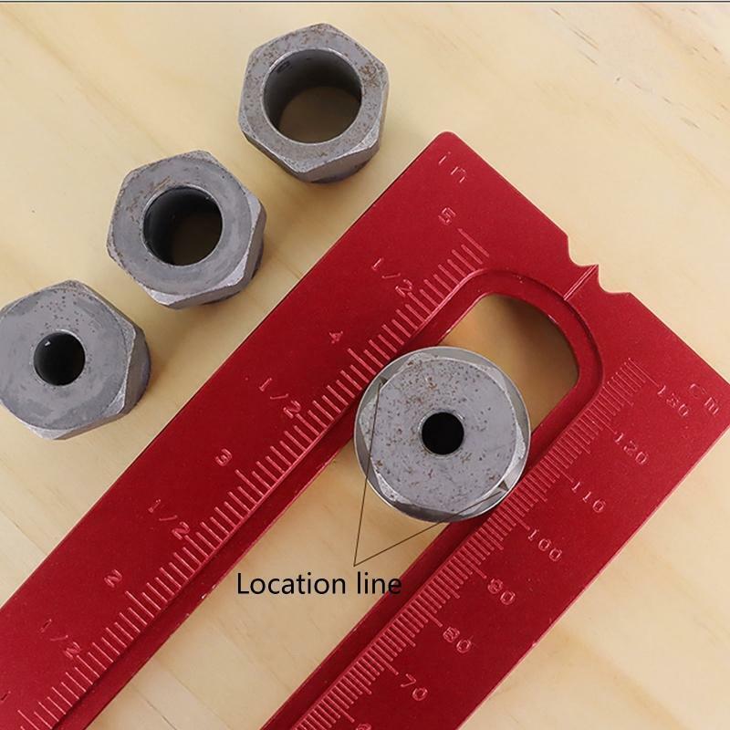 2 in 1 Punch Positioner Cross Oblique Flat Head Puncher Baby Bed Screw Puncher