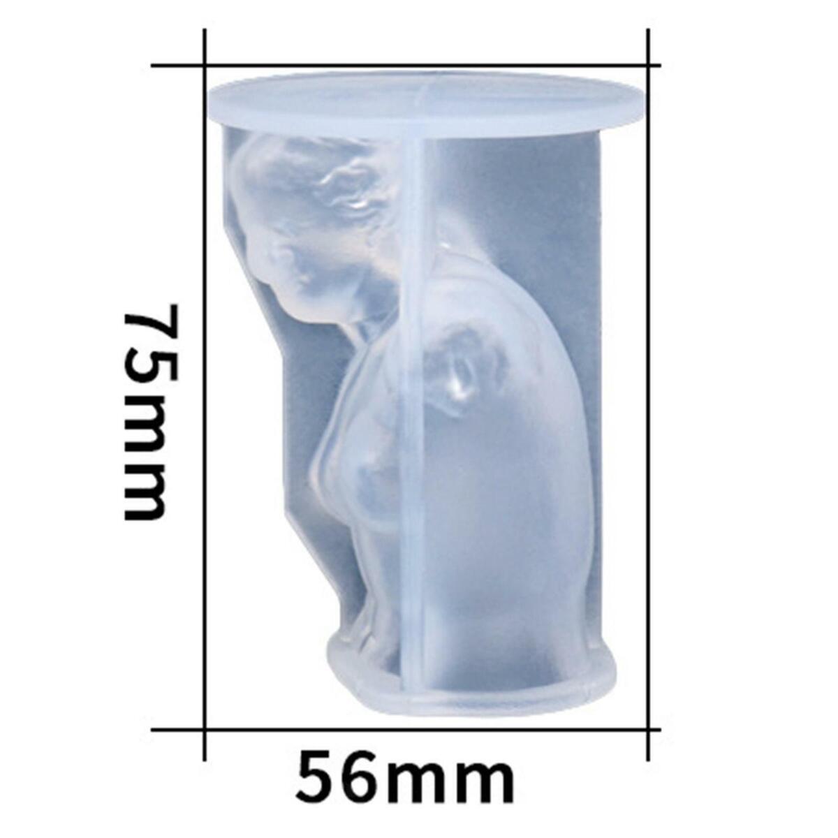3Pcs   Silicone Mold Cake Decorative Handmade Wax  Mould