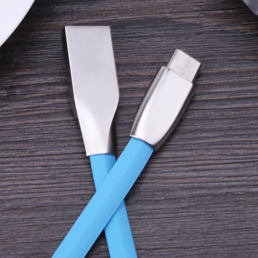 1M/3.3FT Zinc Alloy Head Type-C Data Sync Charging Cable For Phone(Blue)-17