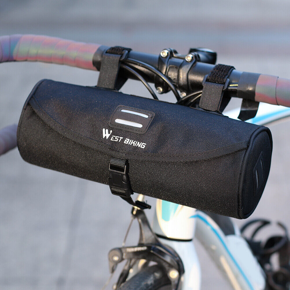 WEST BIKING Bicycle Bag Waterproof Front Tube Frame MTB Handlebar Pannier