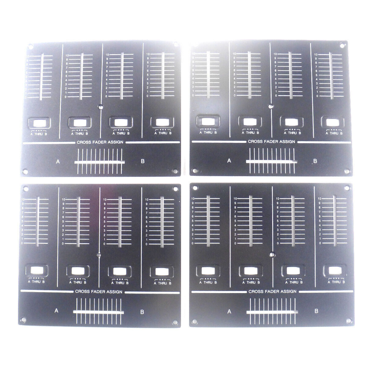 4pcs/lot DNB1155 Metal Control Panel Black Faceplate For Pioneer DJM-700-K