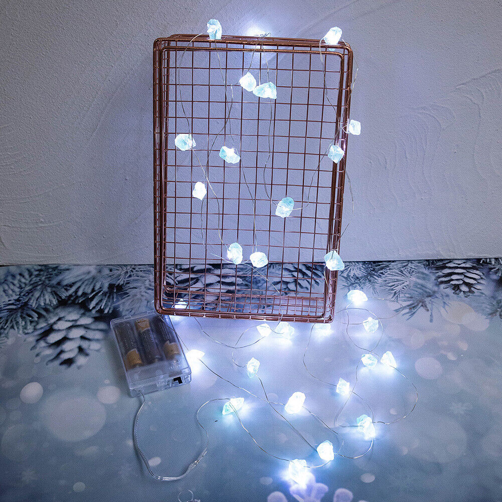 30LED Green Fluorite String Lights White Light Battery for Decor (ZZ0619)