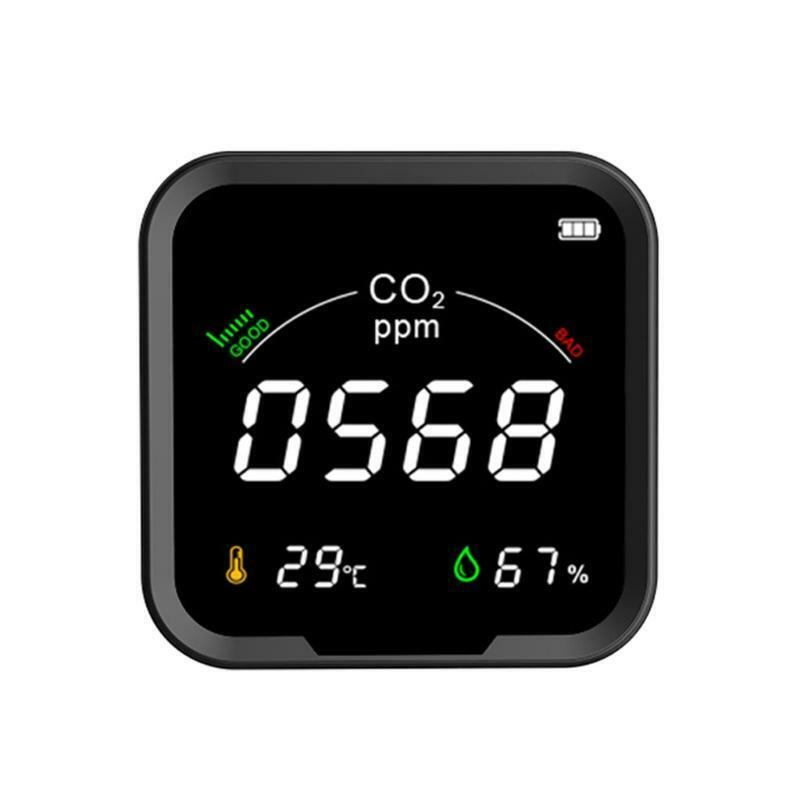 CO2 Meter Digital Temperature Humidity Sensor Tester Air Quality Monitor Indoor