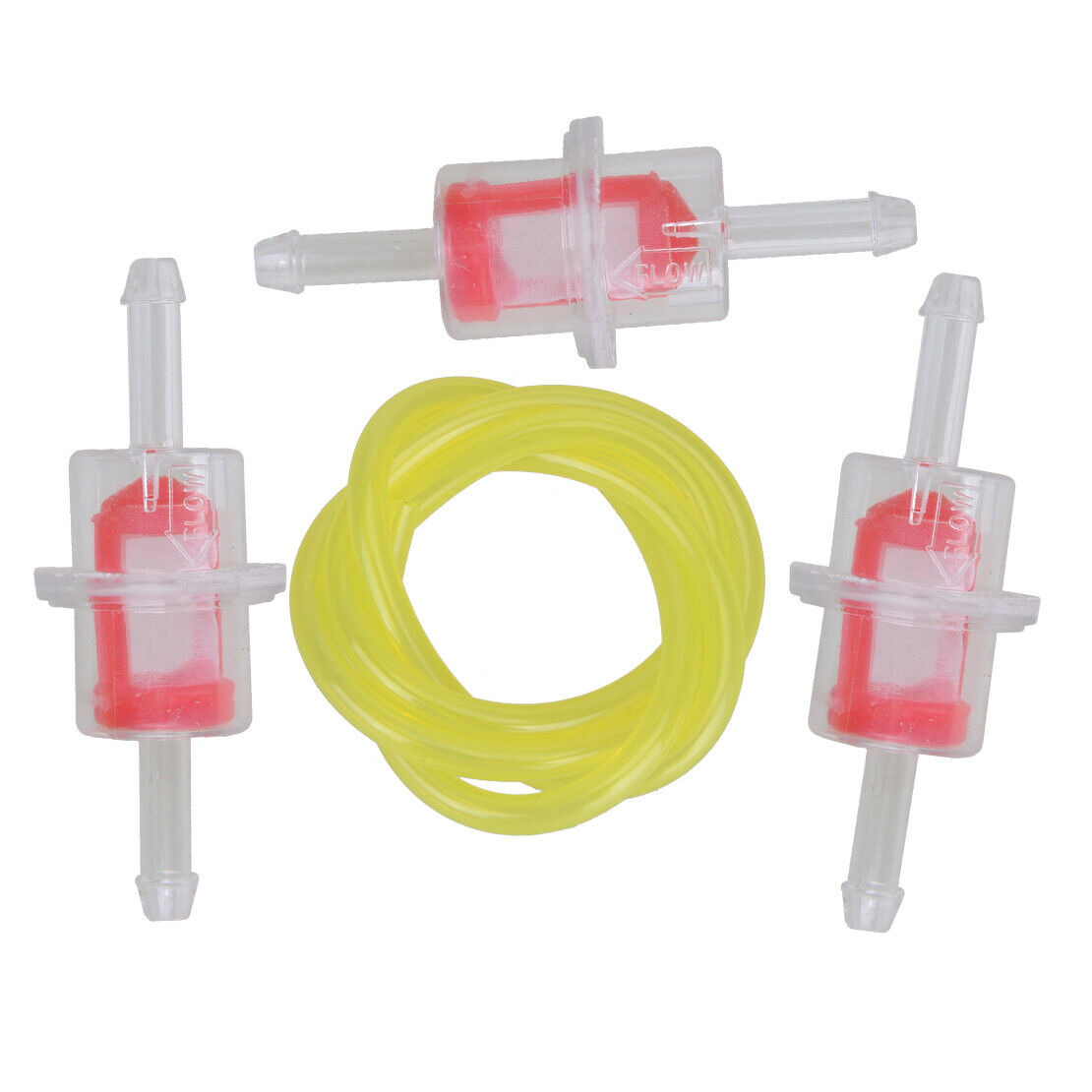 6Pcs Fuel Filter w/ Fuel Hose 5x8mm Fit for Mofa Moped Mokick Kleinkraftrad