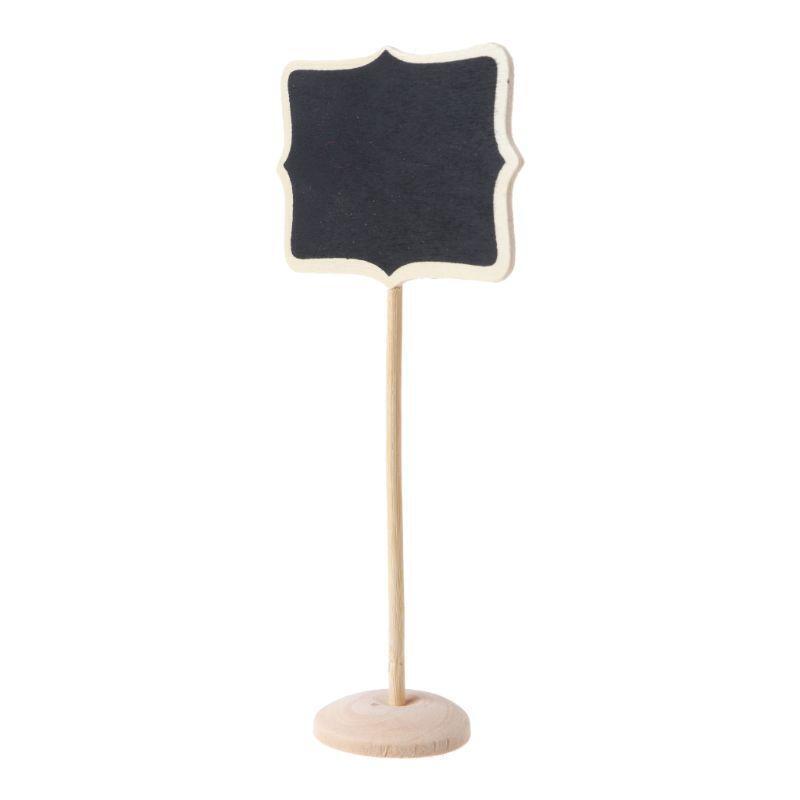 1 PC Mini Wooden Blackboard Chalkboard Message Note Holder Wedding Party Decor
