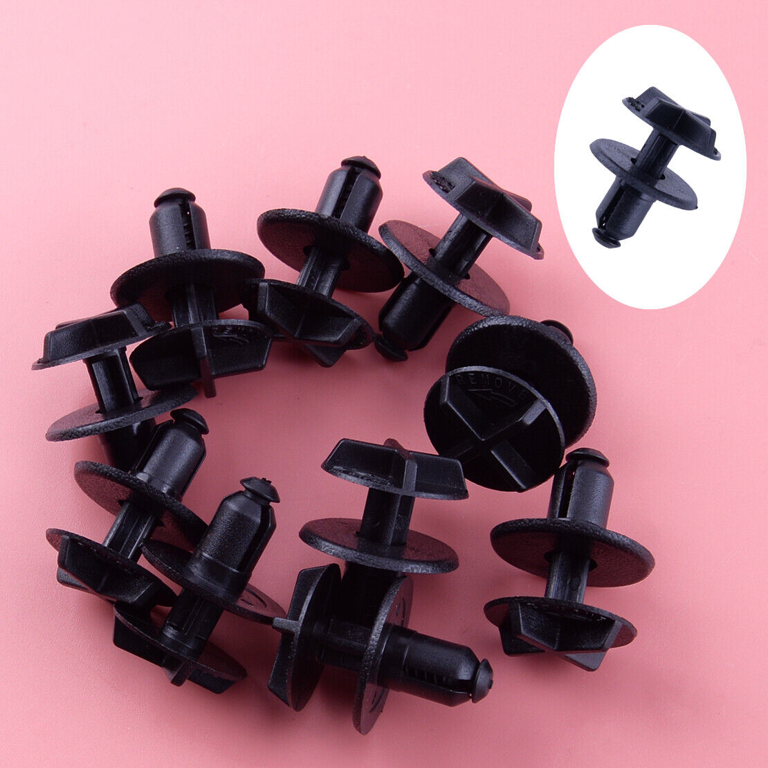 10Pcs Sight Shield & Trim Push-type Retainer Assy 10382313 Fit For GM Cadillac