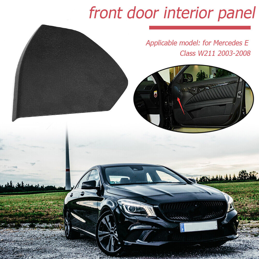 Car Right Front Door Cover Trim Shell for Benz E Class W211 03-08 (Black)