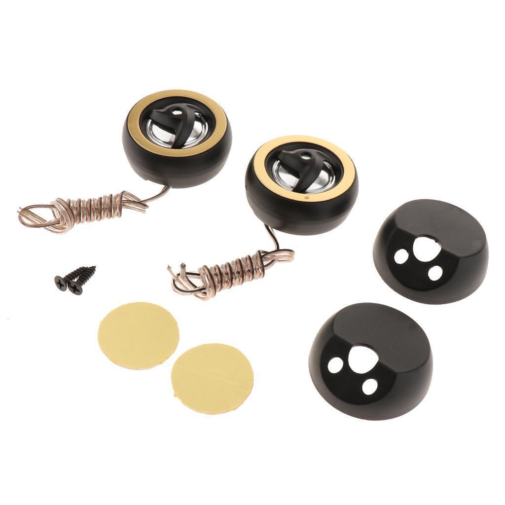 Prettyia   1   Pair   25mm   Car   Silk   Dome   Tweeter   Speakers   Treble