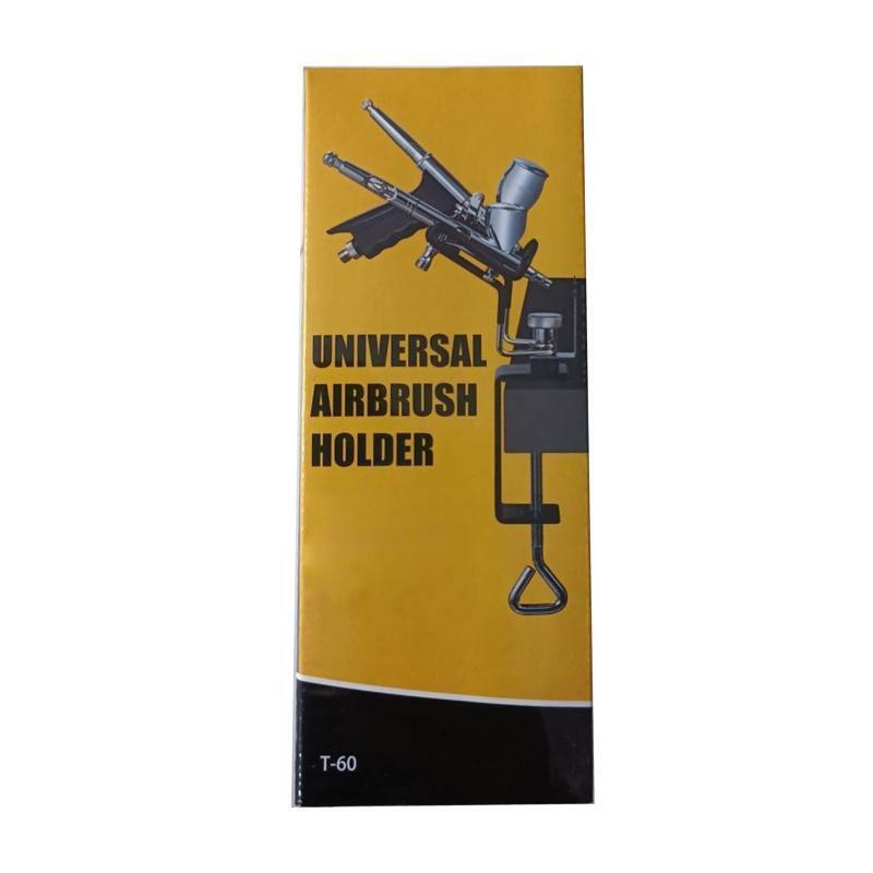 Two-brush Clamp-on Airbrush Holder Stainless Steel Airbrush Stand for Artists