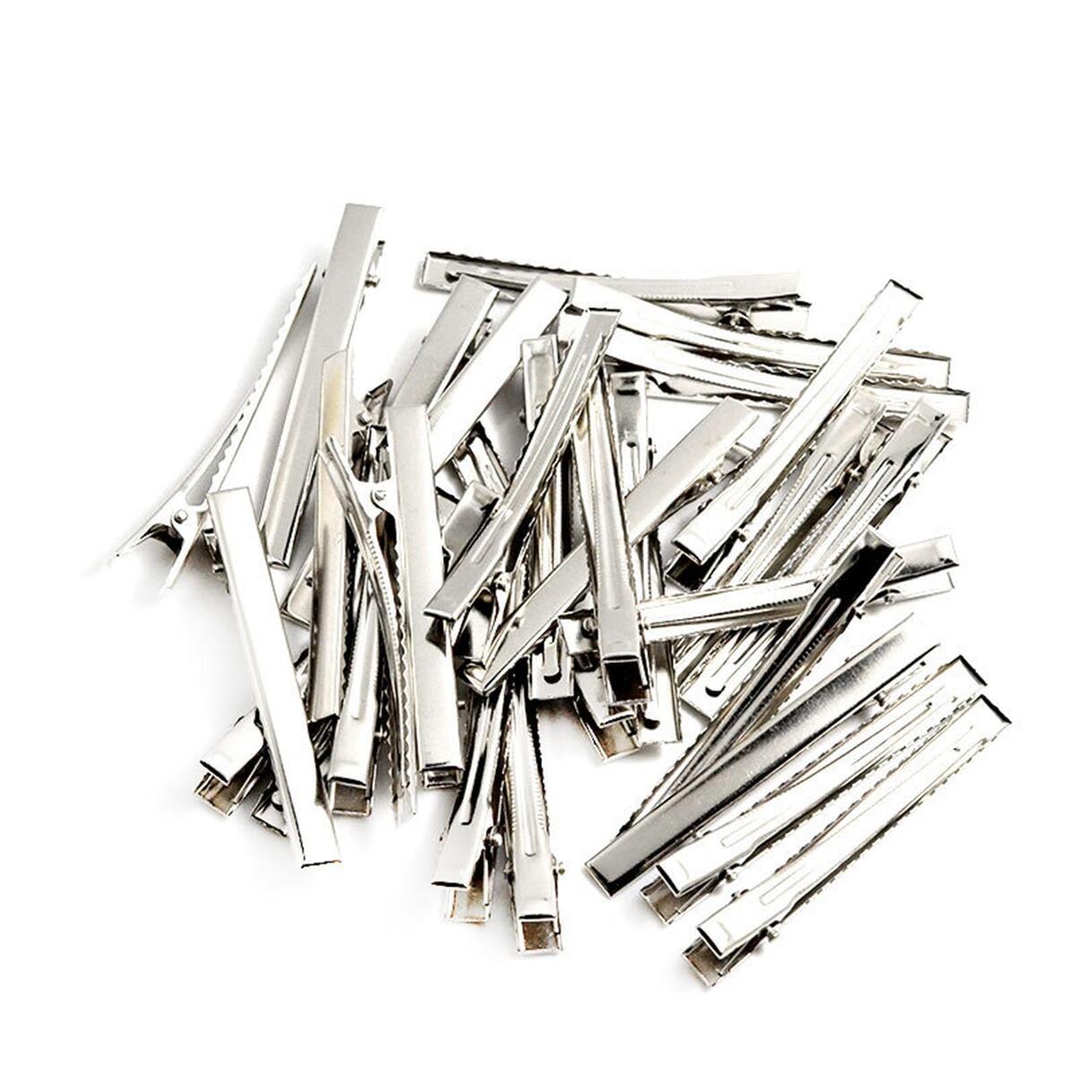 10pcs/lot Metal Crocodile Clips Cable Testing Metal Alligator Clips Clamps Hair