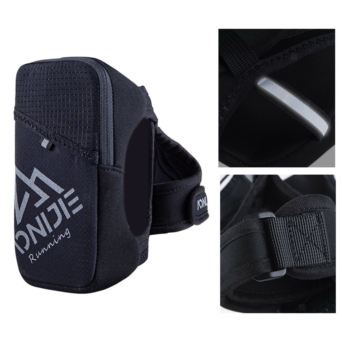 Sports for Running Handheld Case Tote Bag Sleeve Holder Water Bottle Pouch